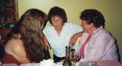 Nannup RSL Dinner 1999. Ann Collett, Di Longbottom and Bev Collett
