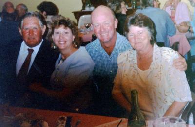 Nannup RSL Dinner 1999. Barney Kearney, Jenny, Ron & Pam McDonald