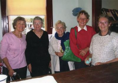 Nannup Historical Society Volunteers 2006. Jen Russell Val Nash Heather Roach Julie Kay Annie Brett