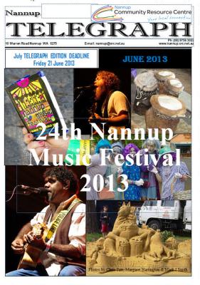 Nannup Telegraph. Nannup Historical Society Index to articles s index