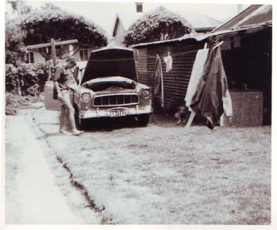 BRIAN BARTLETT WITH CAR