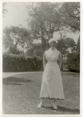 Elinor George In Nurses Uniform