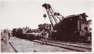 GARRATT ENGINE DERAILMENT AT CLAREMONT