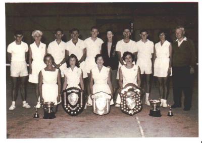 STATE CATHOLIC TENNIS TEAM AT CLAREMONT