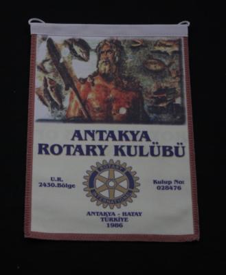 PENNANT - ROTARY CLUB OF ANTAKYA HATAY TURKEY