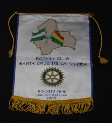 PENNANT - ROTARY CLUB OF SANTA CRUZ DE LA SIERRA BOLIVIA