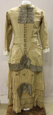 WEDDING DRESS, CLARA BUTTERLY 1885