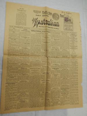 THE AUSTRALIAN NEWSPAPER, SEPTEMBER 1922