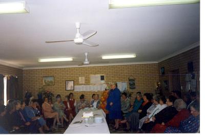PHOTOGRAPH OF SIXTIETH BIRTHDAY CELEBRATIONS IN CWA ROOM