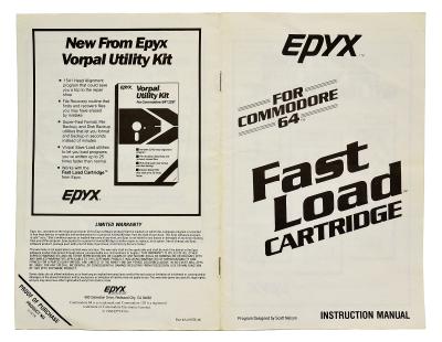 FAST LOAD SOFTWARE BOOK FOR COMMODORE 64 COMPUTER