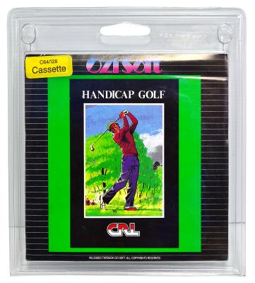 GAME HANDICAP GOLF PACKAGING FOR COMMODORE 64 COMPUTER