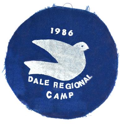 GIRL GUIDE PATCH DALE REGIONAL CAMP 1986