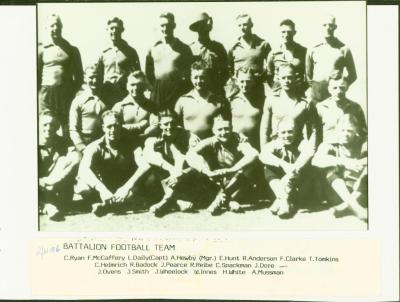2/4TH MACHINE GUN BATTALION FOOTBALL TEAM