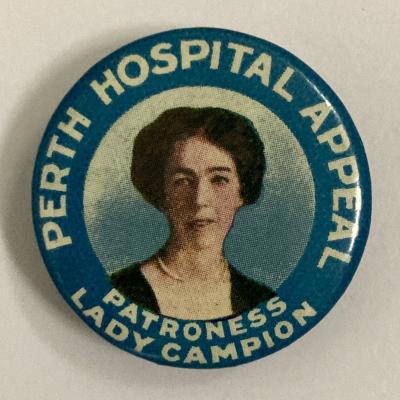 BADGE, PERTH HOSPITAL APPEAL
