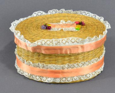 BASKET, TRINKET - LID DECORATED