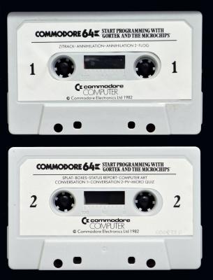 TAPE / CASSETTE, MAGNETIC - SOFTWARE GORTEK AND THE MICROCHIP TAPE 2 FOR COMMODORE 64