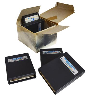 PACKAGING, PRODUCT - COMMODORE 64 COMPUTER GAMES CARTRIDGE