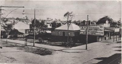 PHOTOGRAPH: STREETSCAPE, CORNER OF COGHLAN ROAD AND HAY STREET, M.W. KAVANAGH GROCERY STORE