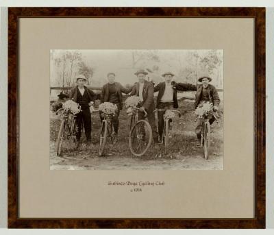 PHOTOGRAPH (FRAMED): SUBIACO BOYS CYCLING CLUB, C.1914