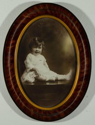 PHOTOGRAPH (FRAMED): THELMA GREEN BABY PORTRAIT