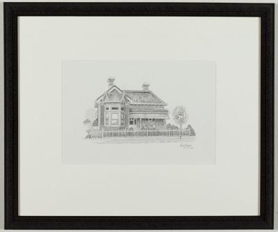 DRAWING: 'TIMBER HOUSE, 44 NICHOLSON ROAD' PETER HARPER