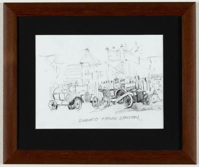 DRAWING: 'SUBIACO TRAIN STATION', PAM BRITTAIN