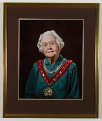 PHOTOGRAPHIC PORTRAIT (FRAMED): EVELYN PARKER