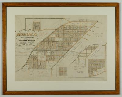 MAP (FRAMED): SUBIACO AND ITS ENVIRONS