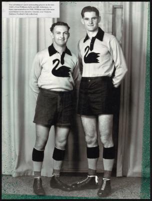 PHOTOGRAPH: FRED WILLIAMS AND BILL ALDERMAN, SUBIACO FOOTBALL CLUB