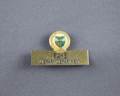 BADGE LIBRARY DEPARTMENT