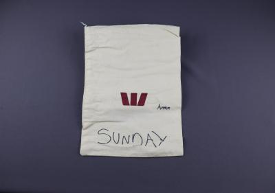 WESTPAC BANK MONEY BAG