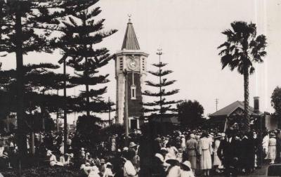 POSTCARD: UNVEILING OF SUBIACO WAR MEMORIAL, 1923