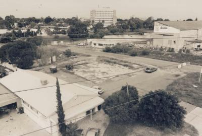 PHOTOGRAPH: LIGHT INDUSTRIAL AREA TOWARDS KING EDWARD MEMORIAL HOSPITAL, SONYA SEARS, 1997