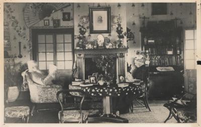CULHAM DRAWING ROOM; MR AND MRS SAMUEL POLE PHILLIPS