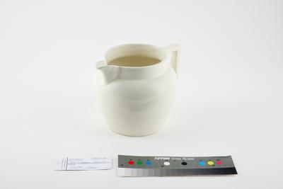 JUG: CALYX, CREAM GLAZED