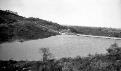 Catchment lake at Canning pipehead dam.