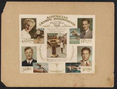 PHOTOGRAPH (COLLAGE): AUSTRALIAN OLYMPIC REPRESENTATIVES