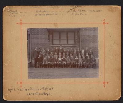 PHOTOGRAPH: SUBIACO SENIOR SCHOOL, LOWER CLASS BOYS