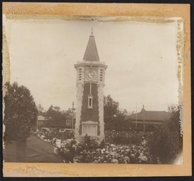 PHOTOGRAPH: UNVEILING OF SUBIACO WAR MEMORIAL