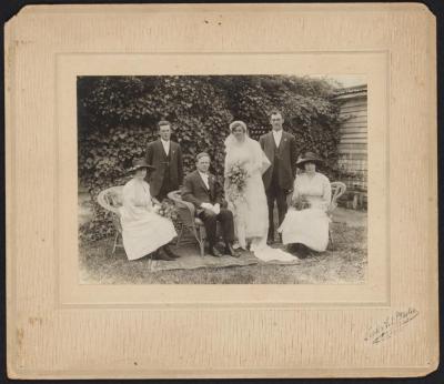 PHOTOGRAPH: WEDDING GROUP 1920