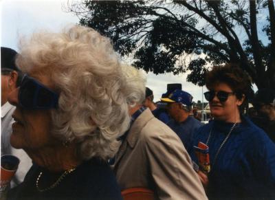 PHOTOGRAPH (COMPOSITE): FOOTBALL CROWD, MICHELLE TAYLOR, 1997