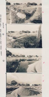 PHOTOGRAPH (PROOF SHEET): VIEWS FROM HOOD STREET DEAD END, SONYA SEARS