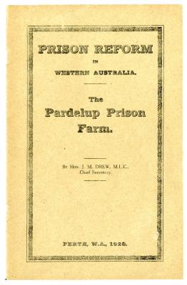 BOOKLET ON PARDELUP PRISON FARM