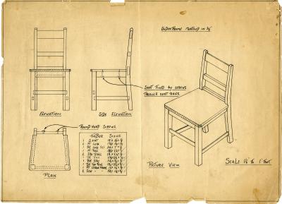 PLAN DRAWING FOR CHAIR