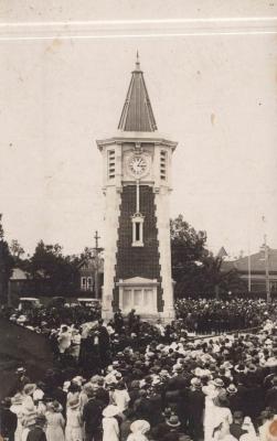 POSTCARD: SUBIACO FALLEN SOLDIERS MEMORIAL - UNVEILING DAY 1923