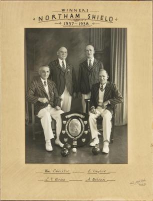 PHOTOGRAPH: SUBIACO BOWLING CLUB, WINNERS NORTHAM SHIELD, 1937-38