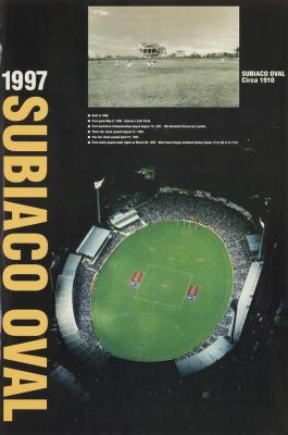 POSTER OF SUBIACO OVAL 1997