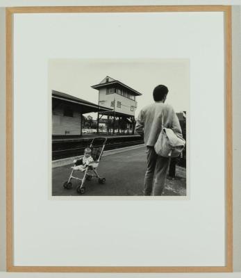 PHOTOGRAPH (FRAMED): 'SUBIACO RAILWAY STATION', BICENTENARY COLLECTION, EDITH COWAN UNIVERSITY STUDENTS