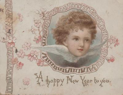 POSTCARD: 'HAPPY NEW YEAR'