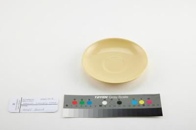 SAUCER: WEMBLEY WARE, YELLOW